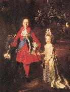 Nicolas de Largilliere Portrait of Prince James Francis Edward Stuart and Princess Louisa Maria Theresa Stuart china oil painting artist